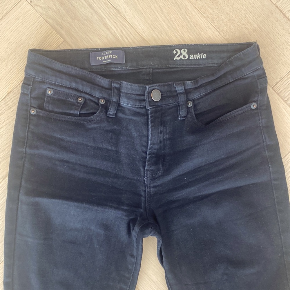JCrew ankle toothpick jeans